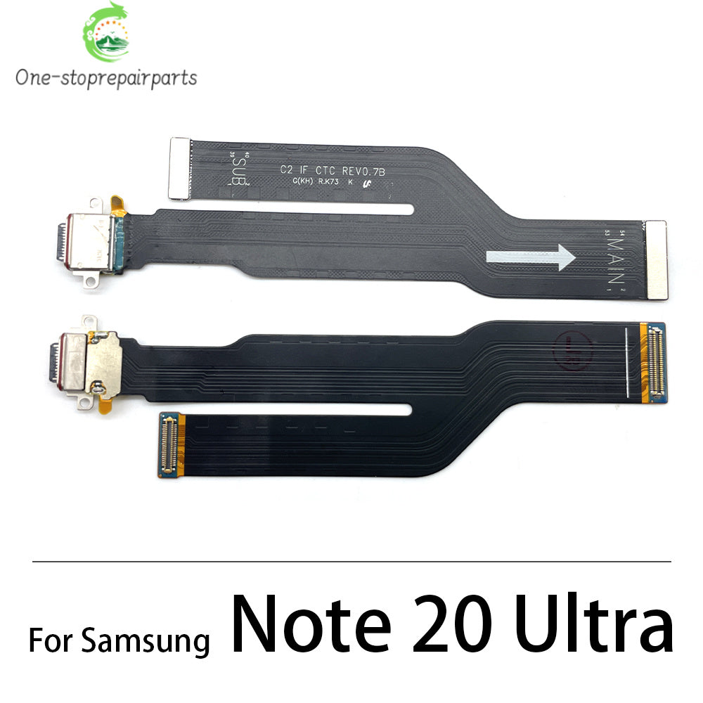 USB Charging Port Dock Connector Charge Board Flex Cable For Samsung Note 20 Ultra 5G N980 N981 N985 N986 Samsung phone repair parts