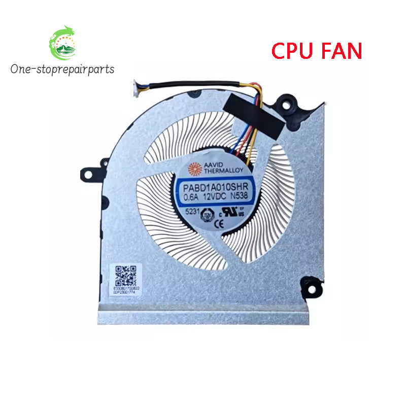 NEW ORIGINAL Laptop CPU GPU Cooling Fan For MSI Vector16 HX AI MS-15M3 PABD1A010SHR/L N538 N539 MSI laptop repair parts