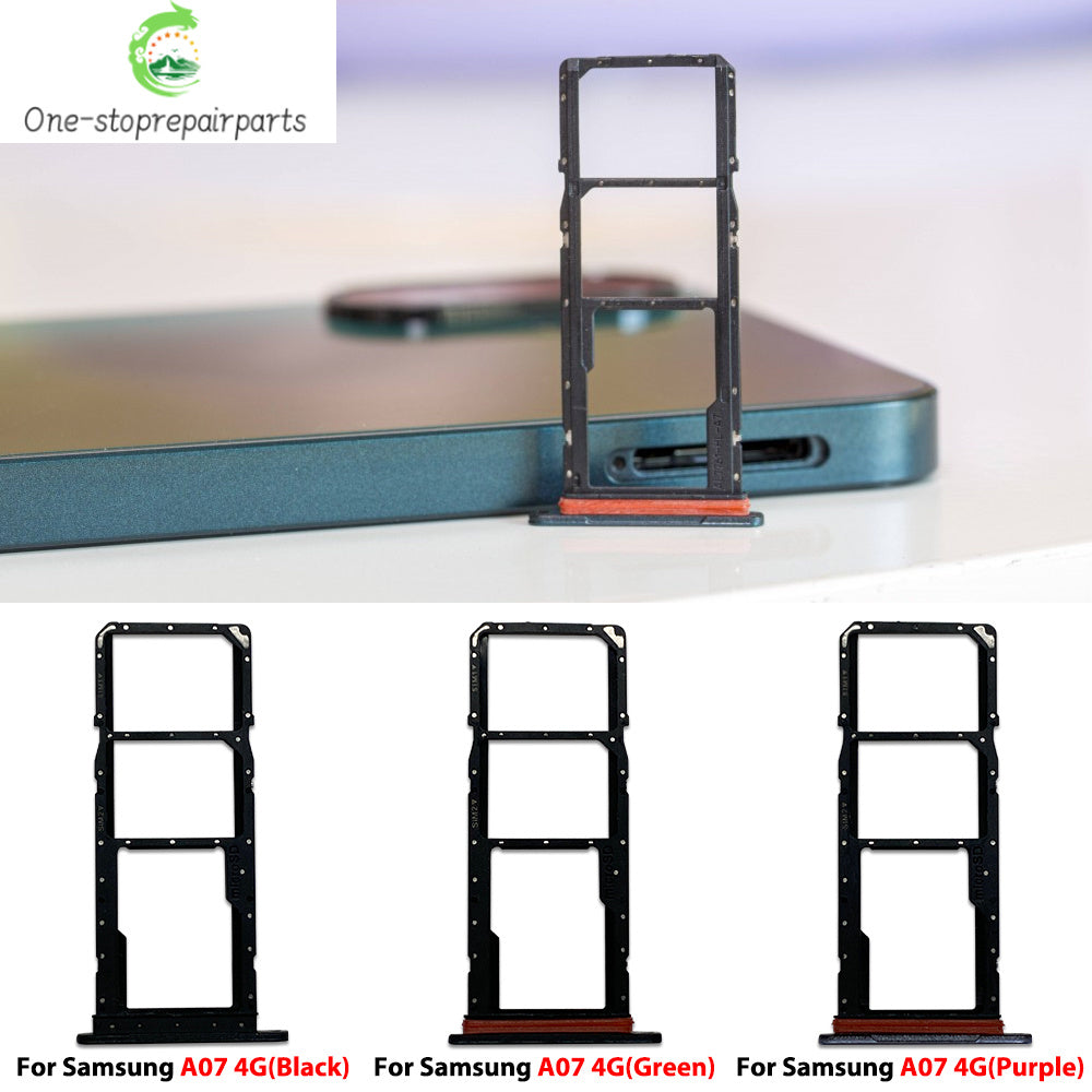 New For Samsung A07 A17 4G 5G Dual SIM Card Tray Slot Holder Adapter Accessories Samsung phone repair parts