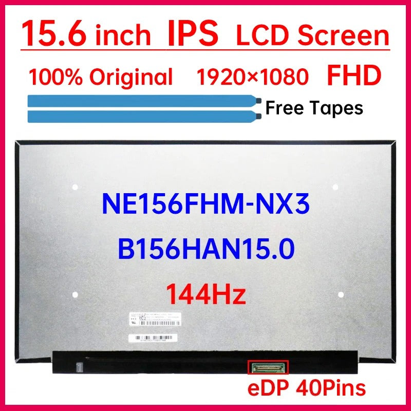 15.6 Inch 144Hz LCD Screen NE156FHM-NX3 B156HAN15.0 For Lenovo ideapad Gaming 3-15ACH6 15IHU6 Display Matrix Panel Replacement  Lenovo laptop repair parts