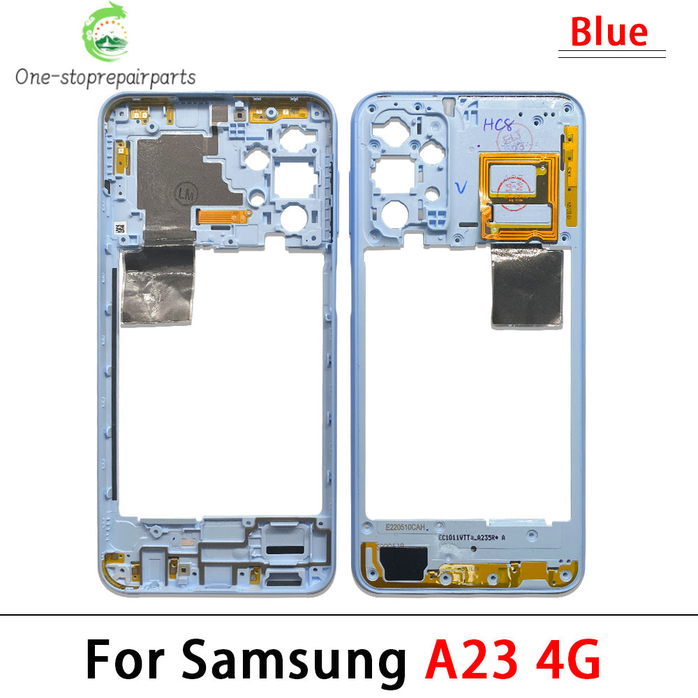 New For Samsung A23 A42 4G 5G Middle Frame Holder Housing Replacement Repair Parts Samsung phone repair parts
