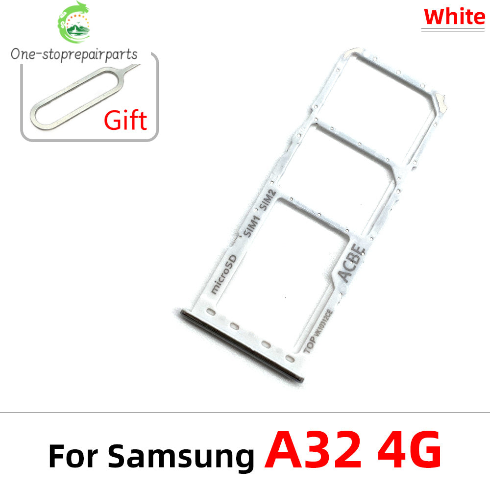 SIM Card Tray Slot Holder Adapter Accessories For Samsung A22 A32 4G 5G Replacement Spare Parts Samsung phone repair parts