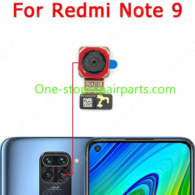 Rear Back Camera For Xiaomi Redmi Note 9 Pro 9S 9Pro Note9 Main Backside Camera Module Flex Replacement Spare Parts Xiaomi phone repair parts