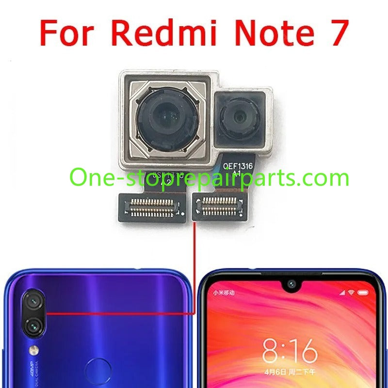Rear Back Camera Lens For Xiaomi Redmi Note 8 Pro 8T 5 5A 6 7 Camera Module Backside View Xiaomi phone repair parts