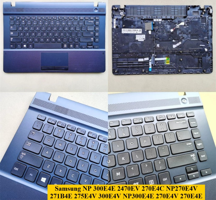 Cover case for Samsung NP 300E4E NP300E4V 2470EV 270E4C NP270E4V 271B4E 275E4V 300E4V NP300E4E 270E4V 270E4E lcd back housing bezel frame upper palmrest keyboard bottom hing cover case Samsung laptop repair parts