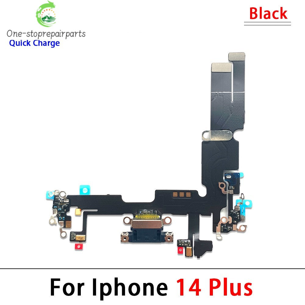 New For iPhone 14 Pro Max Plus USB Charge Port Jack Dock Connector Charging Board Flex Cable iPhone phone repair parts