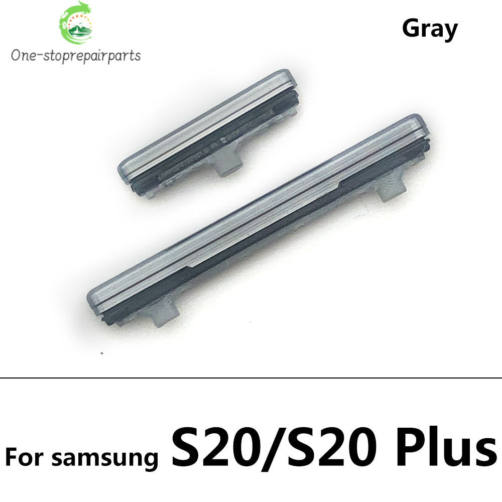 10Pcs/Lot, New Power Button + Volume Side Button For Samsung S20 / S20 Plus / S20 Ultra / S20 Fe Samsung phone repair parts