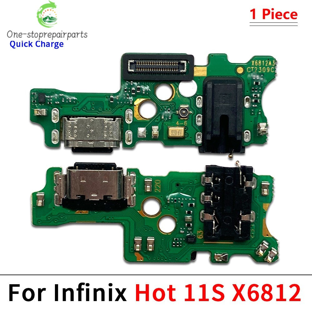 USB Charge Port Dock Connector Charging Board Flex Cable For infinix Hot 9 10 10i 10s 10T 11 11s 12 20 20i 30i 30 40 Play Pro 5G  infinix phone repair parts