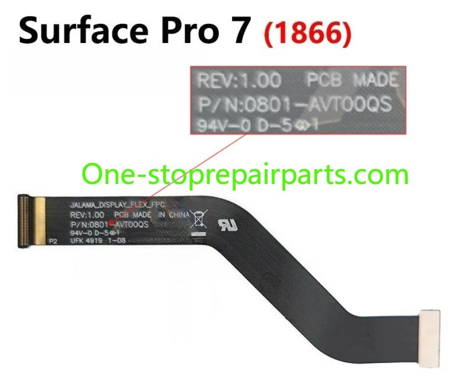 Microsoft Surface lcd cable Pro3/Pro4/Pro5/Pro6/Pro7/Pro7 +/Pro8/Pro9 touch cable lcd cable