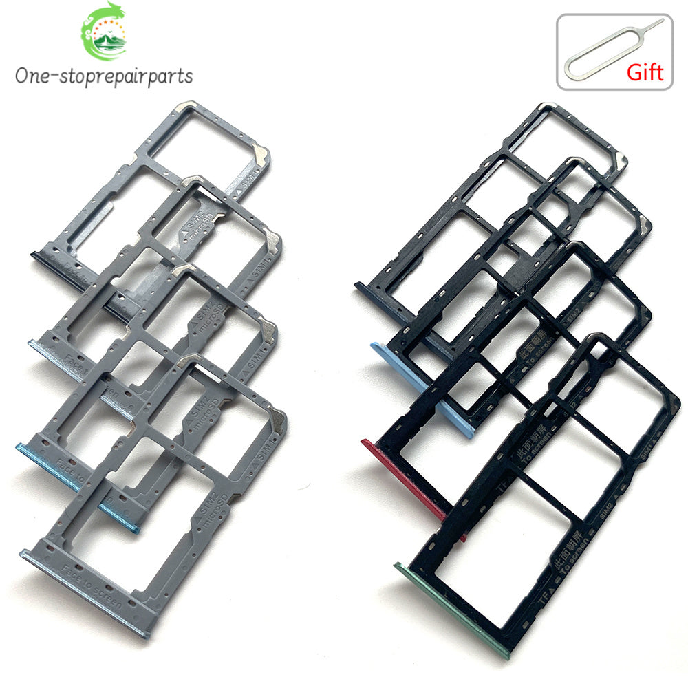 New For OPPO Realme C15 C31 C33 C25 C17 C12 SIM Card Slot SD Card Tray Holder Adapter Realme phone repair parts