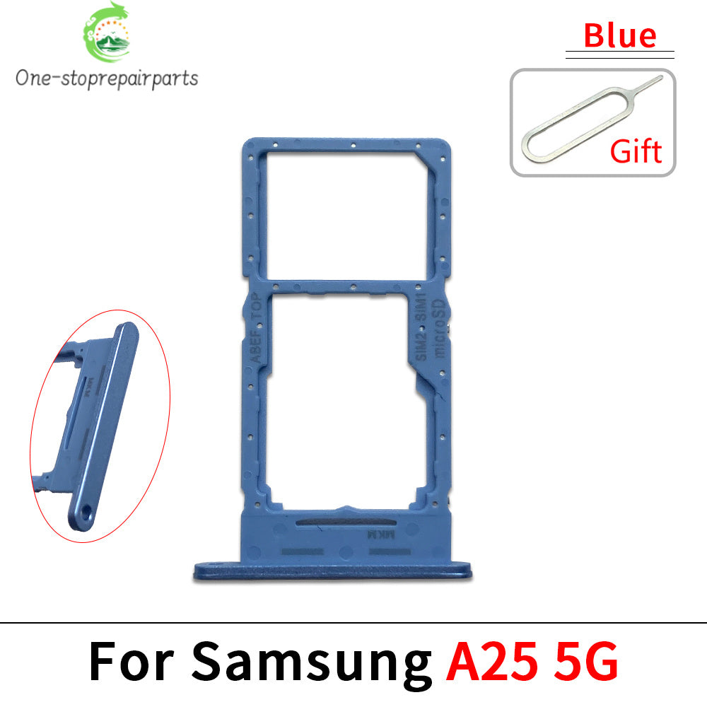 10Pcs, New For Samsung A15 A25 A35 A55 4G 5G SIM Card Slot SD Card Tray Holder Adapter Samsung phone repair parts