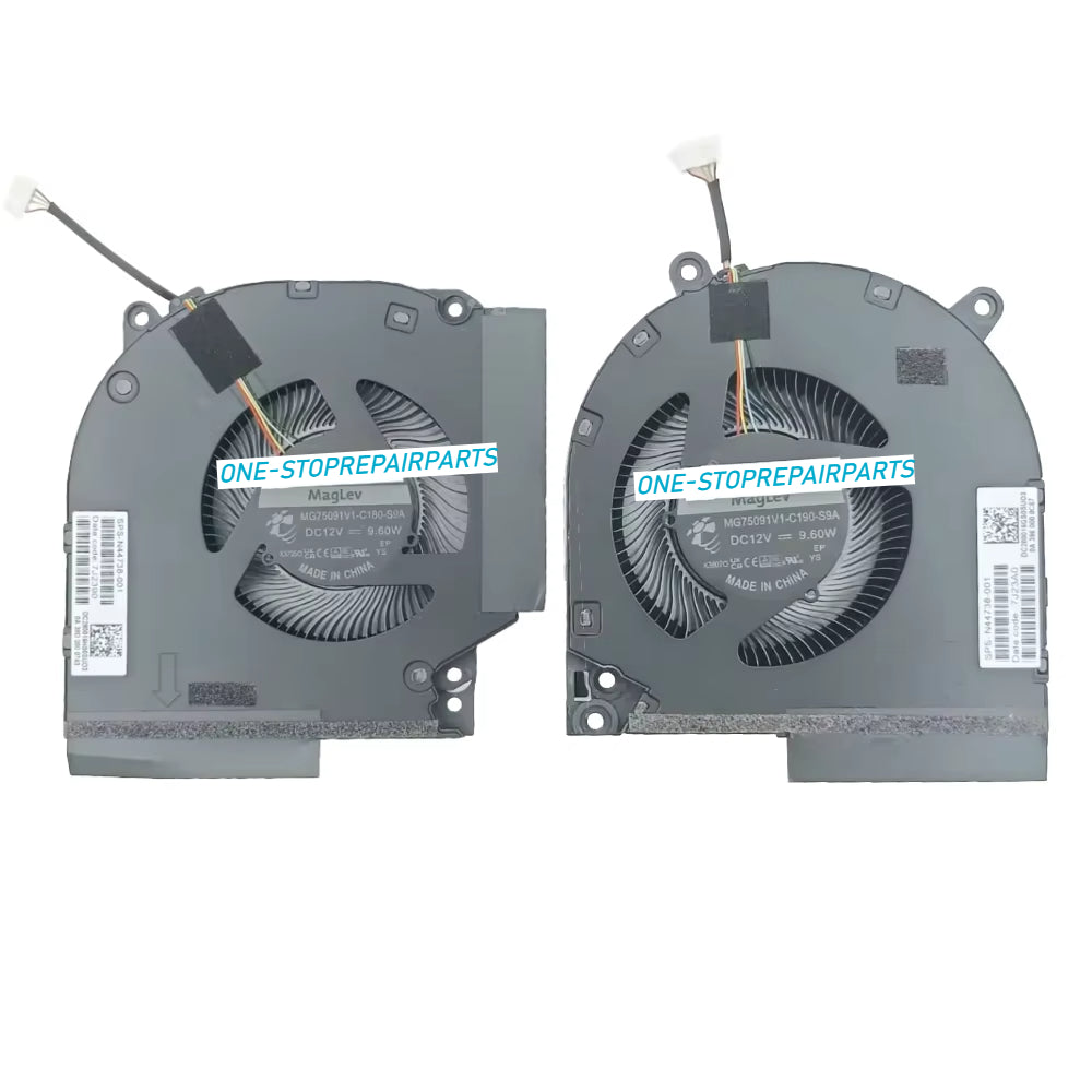 CPU GPU Cooling Fan for HP Victus Gaming Laptop 16-R TPN C169 N44738 001 Notebook PC Cooler Radiators MG75091V1 C180/C190 S9A HP laptop repair parts