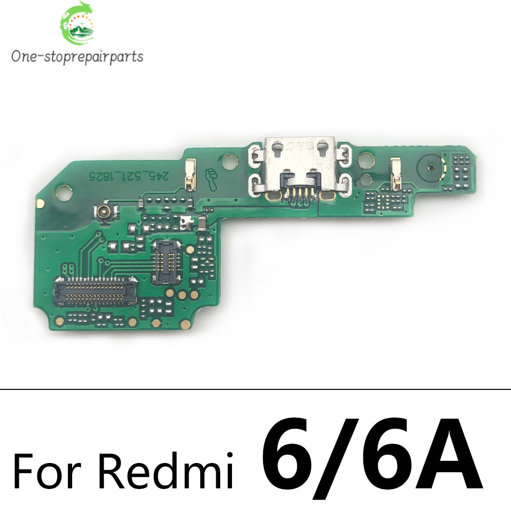 USB Charging Port Micro Dock Connector Board Flex Cable For Xiaomi Redmi 6 6A 7 7A 8 8A 9 9A 9C 10 10A 10C 12 12C 13C 4G 5G  Xiaomi  Xiao mi phone repair parts