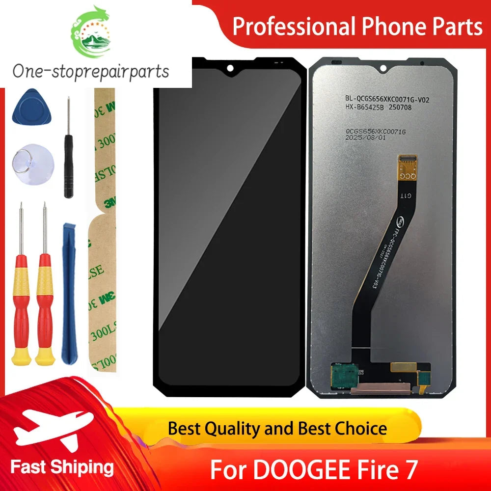 New Touch Display For DOOGEE Fire 6 Fire 6 Power Fire 6 Max Fire 7 LCD Screen Digitizer Replace Parts Free Replacement Tools Doogee phone repair parts