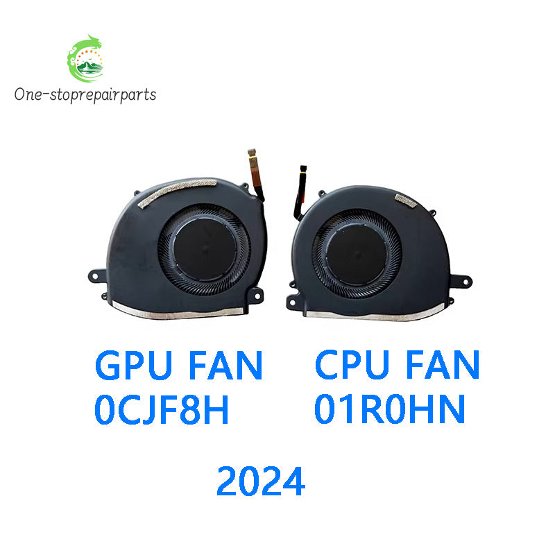New Original Laptop CPU GPU Cooling Fan For Dell XPS 13 9340 9350 2024 01R0HN 0CJF8H Dell laptop repair parts