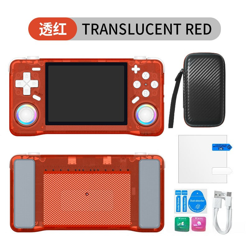 3.5" inch XF35H IPS HD WIFI Online match fight Linux Dual 3D joysticks RGB 4000mAh rechargable supporting 2.4G wireless Gamepad connected games Handheld  Player console
