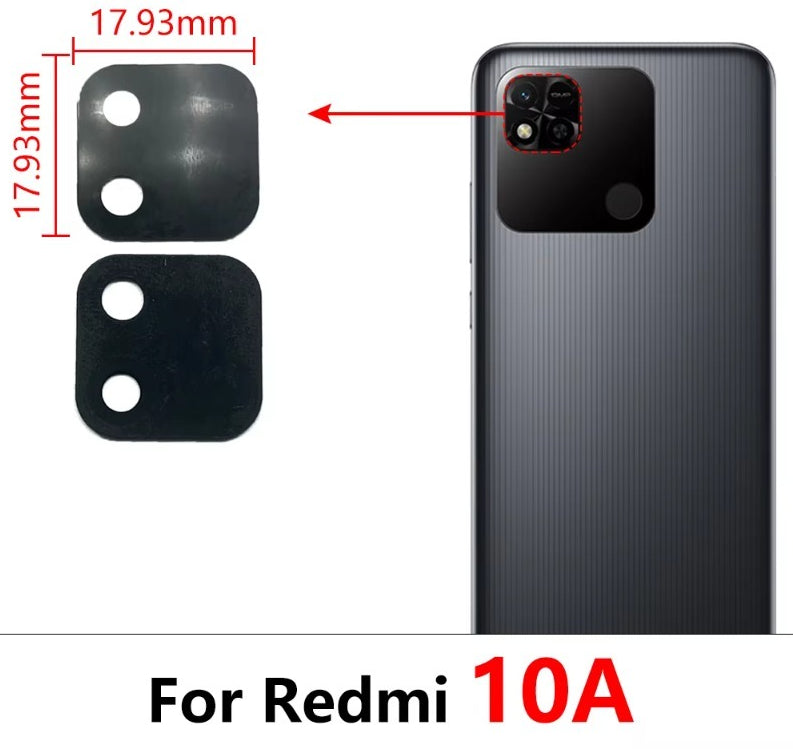 Rear Camera Glass Lens For Xiaomi Redmi 6 6A 7 7A 8 8A 9 9A 9C 9T 10 10A 10C 12 12C 13 13C 4G 5G Camera Glass Replacement Parts Xiaomi  Xiao mi phone repair parts