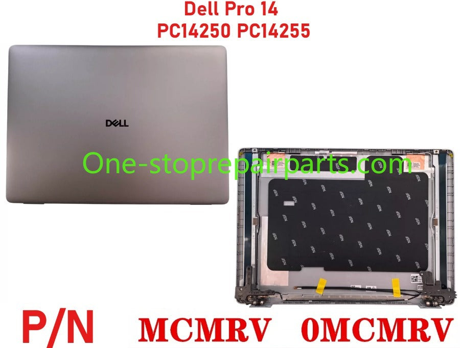 Dell Pro 14 PC14250 PC14255  lcd back cober uppler palmrest bezel bottom hinge cover keyboard touchpad 0K2C6C 0DK0V6 0MCMRV