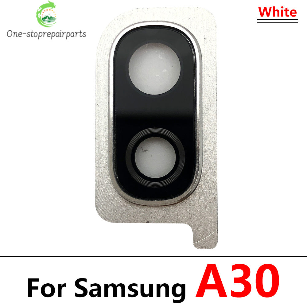 New Housing Back Rear Camera Glass Lens With Cover Frame Holder For Samsung A10 A20 A30 A40 A50 A70 A105F A205F A305F A505F A705 Samsung phone repair parts