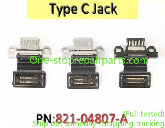 New A3113 A3240 USB-C Type C DC Charging Jack Connector Flex Cable 821-04807-A for MacBook Air Retina 13.6" M3 M4 2024 2015 Year