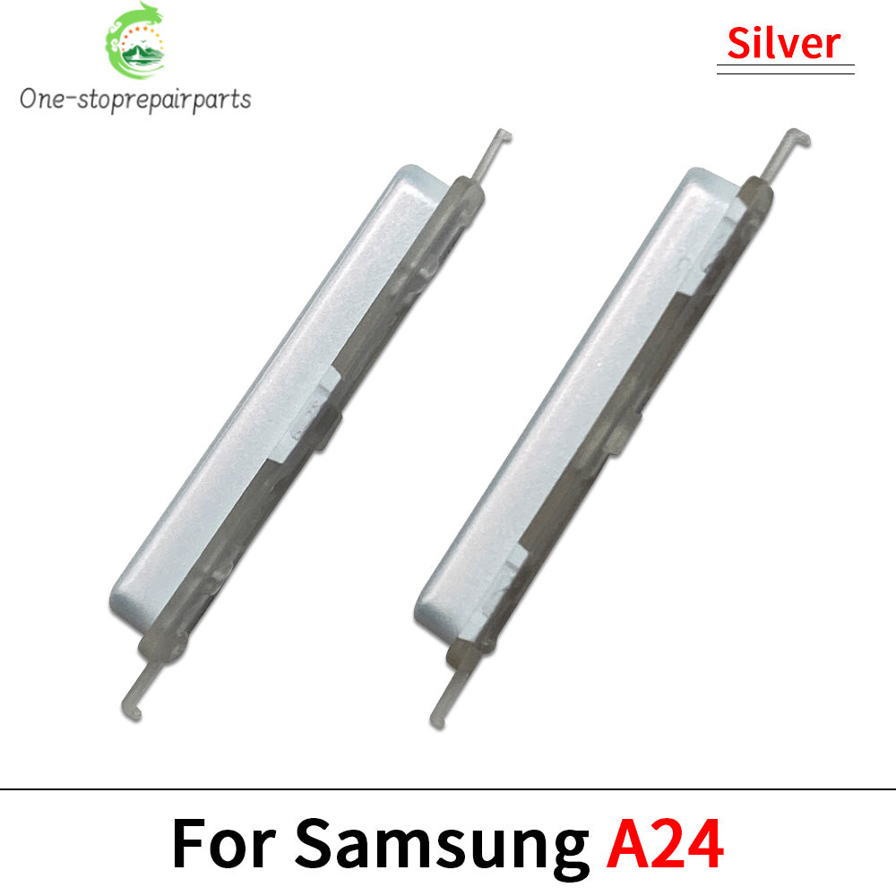 New For Samsung A14 A24 A34 A54 4G 5G Side Key Power and Volume Buttons Button Replacement Parts Samsung phone repair parts