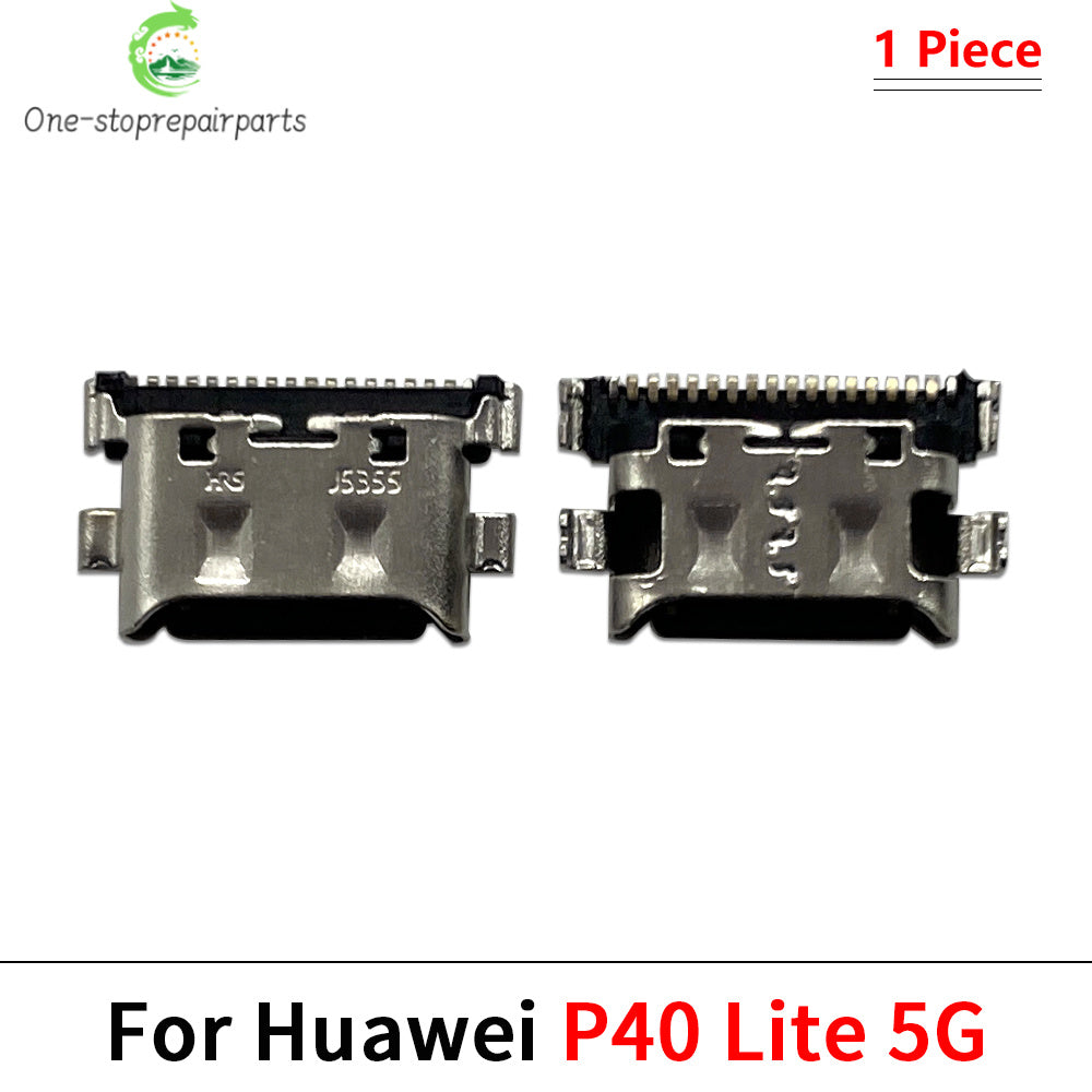 10Pcs, Charger Micro USB Charging Port Dock Connector Socket For Hauwei P20 P30 P40 P50 Lite Pro Plus 5G HUAWEI phone repair parts