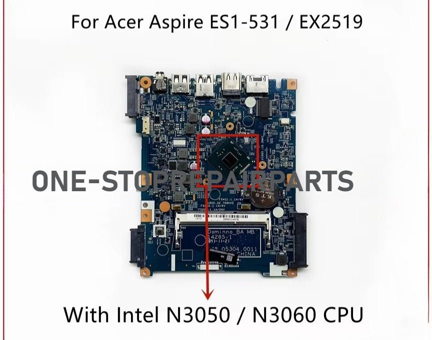 14285-1 For Acer Aspire ES1-531 EX2519 Laptop Motherboard With Intel N3050 N3150 N3710 CPU DDR3 NB.MZ811.001 NB.MZ811.003 Acer laptop repair parts