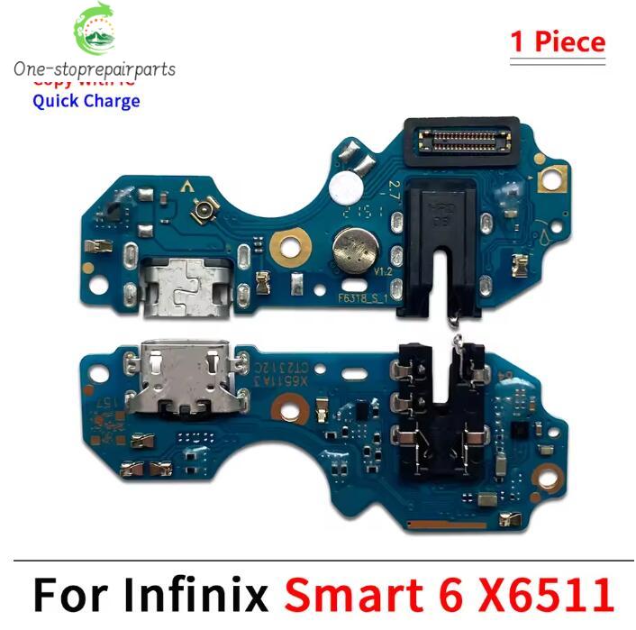 USB Charger Charging Dock Port Connector Flex Cable For infinix Smart 4 5 6 7 8 9 10 HD Pro Plus X6511 X6512 X6823 X6515 X6516  infinix phone repair parts