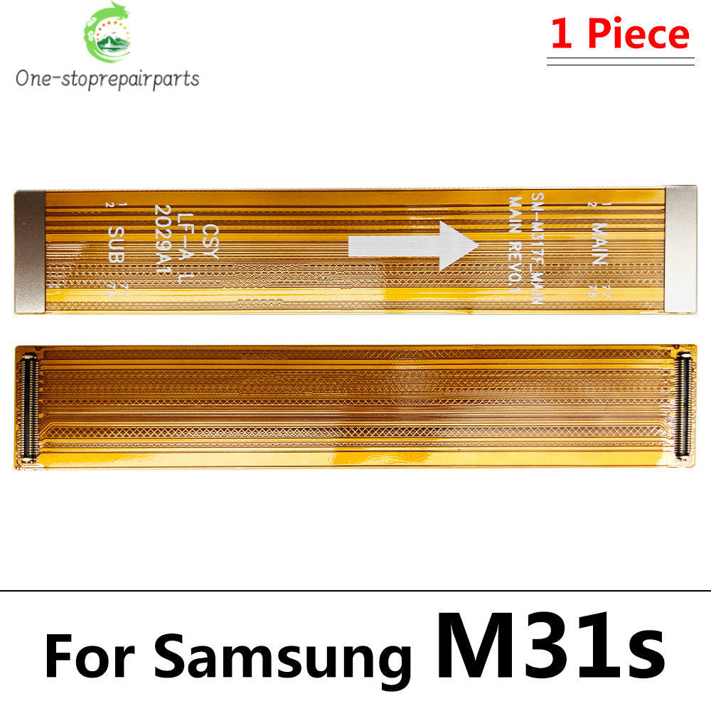 10Pcs， Main Board Motherboard Connector Flex Cable For Samsung M21 M31 M31S M51 M52 M62 M32 M10 M20 M30 M21s M30s M22 M53 M54 5G Samsung phone repair parts