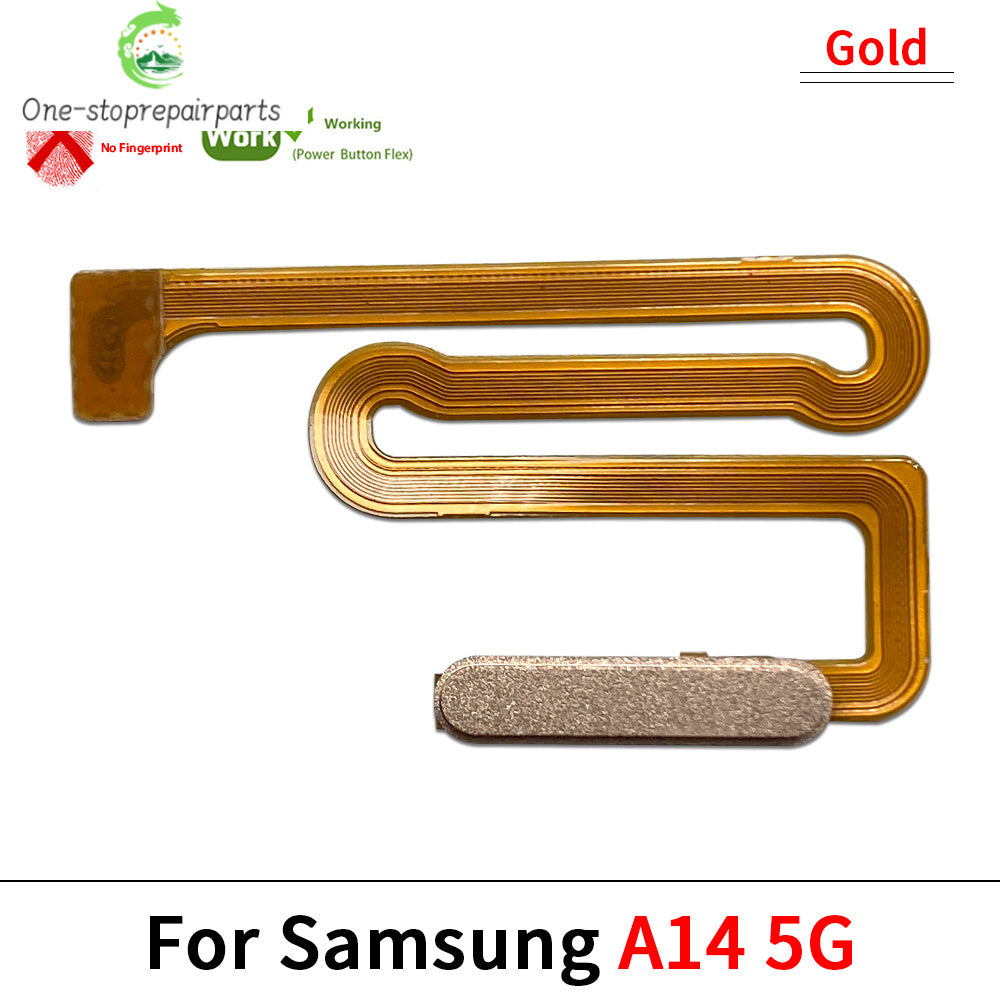 10Pcs, Home Button FingerPrint Touch ID Sensor Flex Cable Ribbon For Samsung A04s A13 A14 A24 A34 A54 4G 5G Replacement Parts Samsung phone repair parts