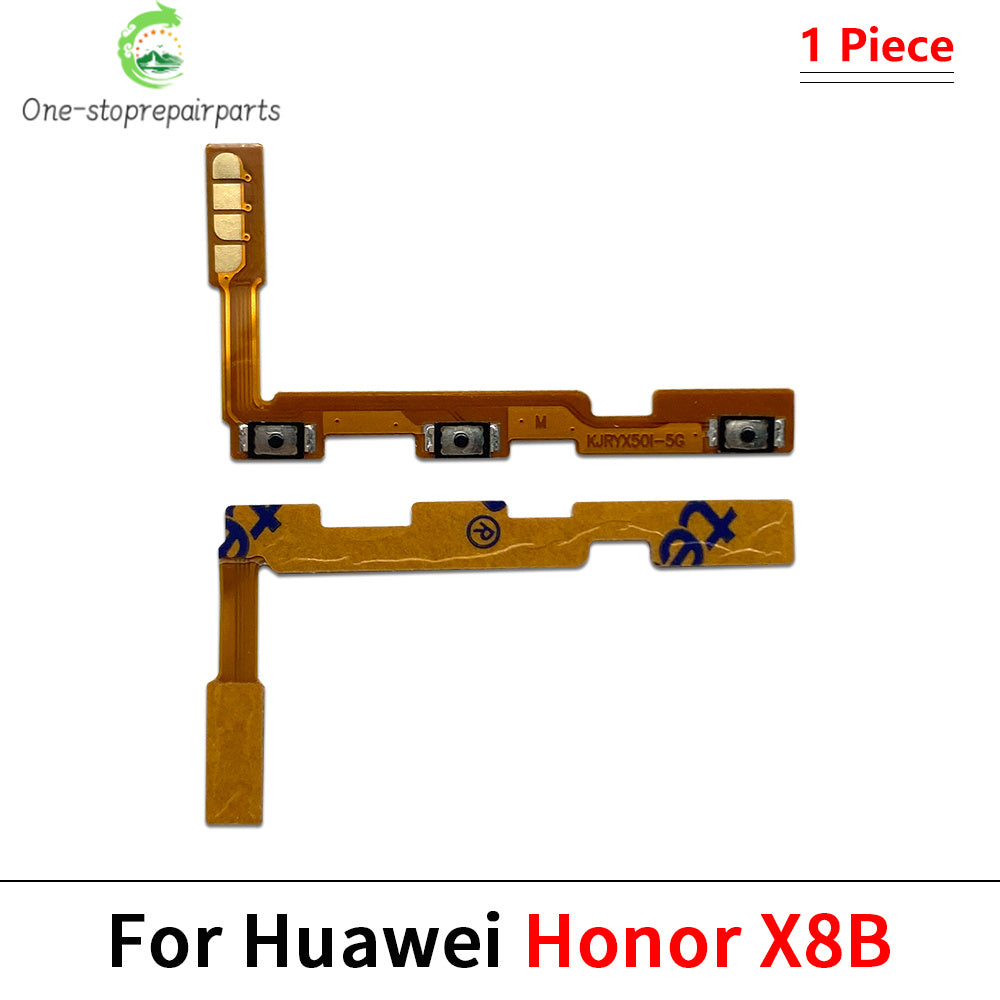 50Pcs, Power On Off Volume Side Button Key Flex Cable For Huawei Honor X5 X6 X6s X6A X6B X7 X7A X7B X8 X8A X8B X9 X9A X9B 4G 5G Huawei phone repair parts