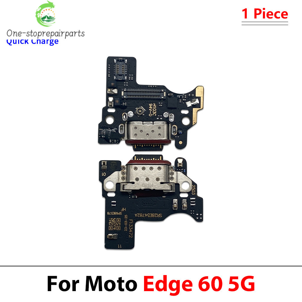 Dock Connector USB Charger Charging Port Micro Board Flex Cable For Motorola Moto Edge 40 50 60 Neo Pro Fusion Ultra Stylus Motorola phone repair parts
