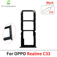 New For OPPO Realme C15 C31 C33 C25 C17 C12 SIM Card Slot SD Card Tray Holder Adapter Realme phone repair parts