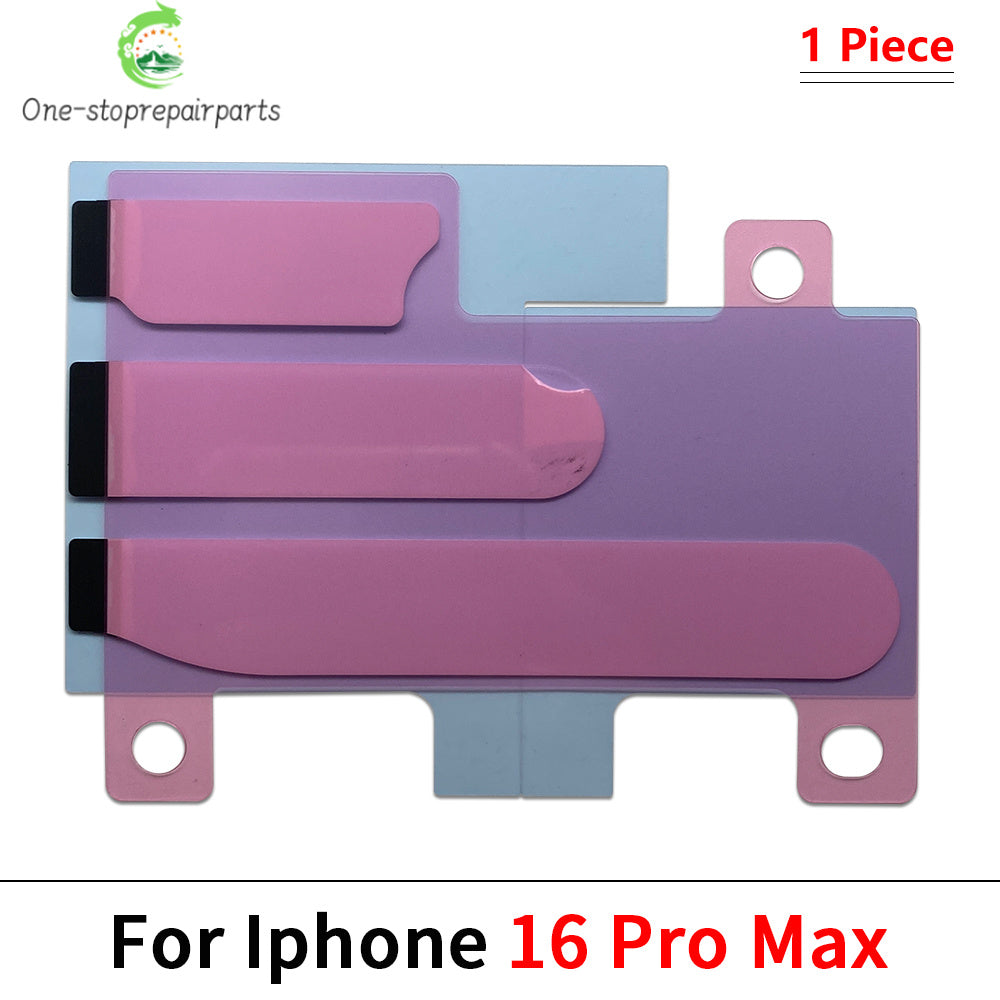 50Pcs/Lot, Battery Adhesive Sticker For iPhone 11 12 13 14 15 16 Pro Max Battery Double Tape Strip Pull Trip iPhone phone repair parts