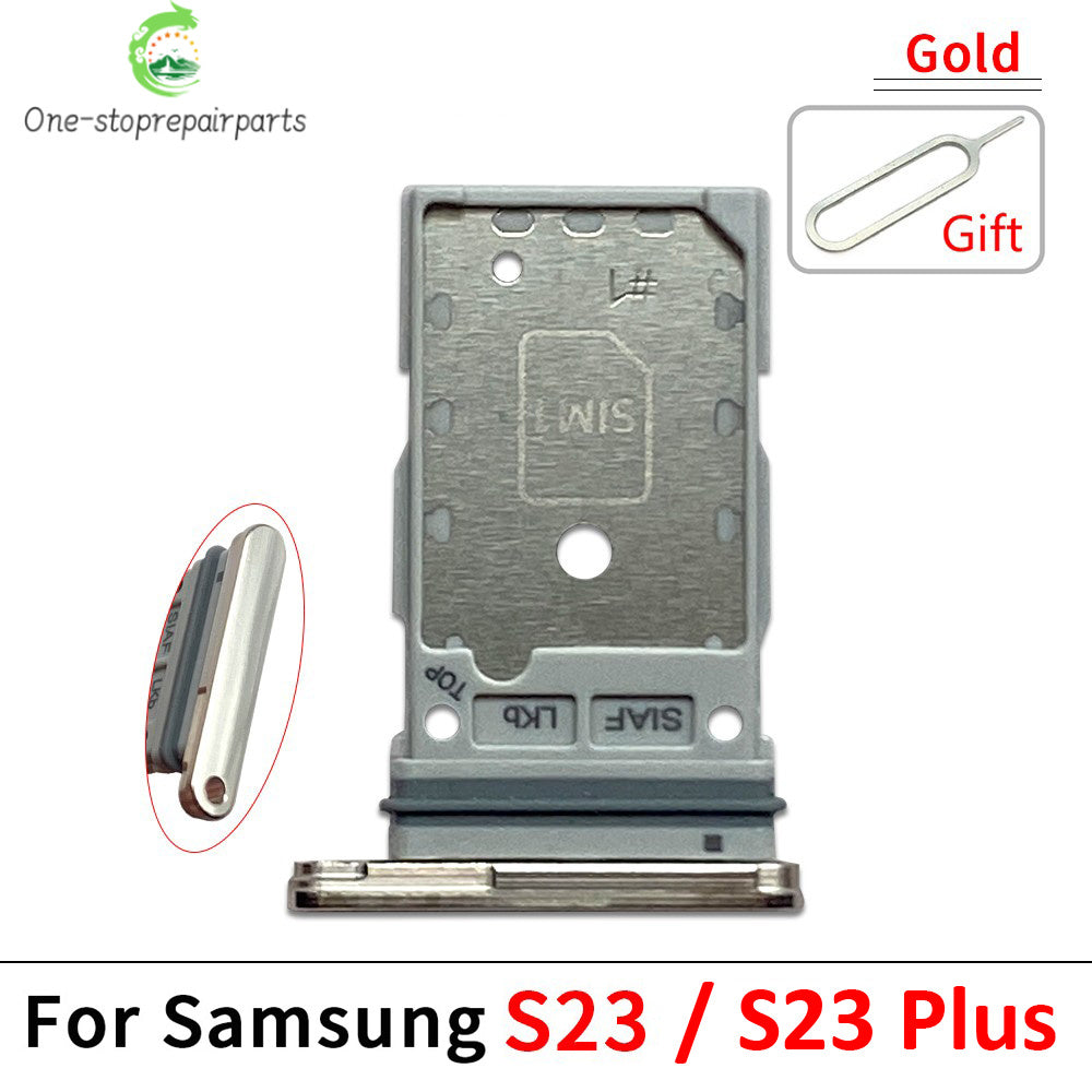 New For Samsung S23 S24 Plus Ultra 5G Dual SIM Card Slot SD Card Tray Holder Adapter