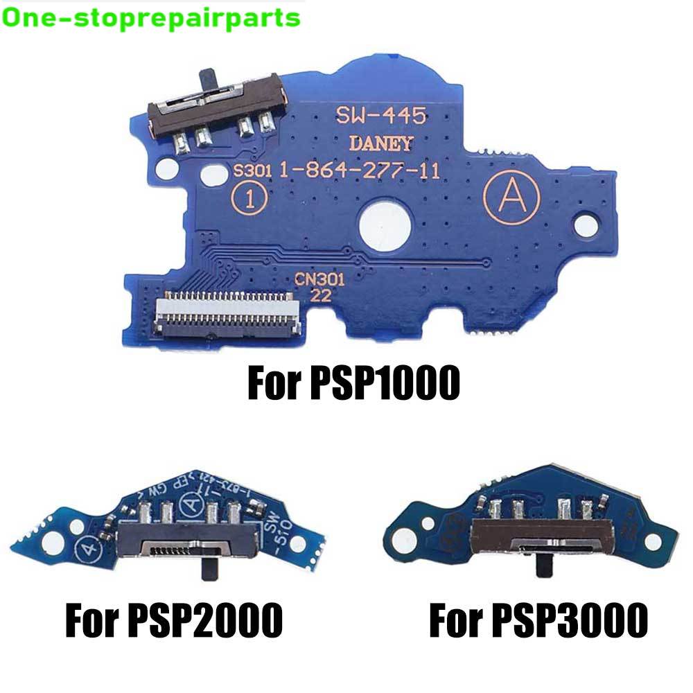 1Piece PCB Power On Off Switch Board Replacement Parts For PSP1000 PSP2000 PSP3000 Built-in Sliding Switch Start Keys Accessorie Game console repair parts