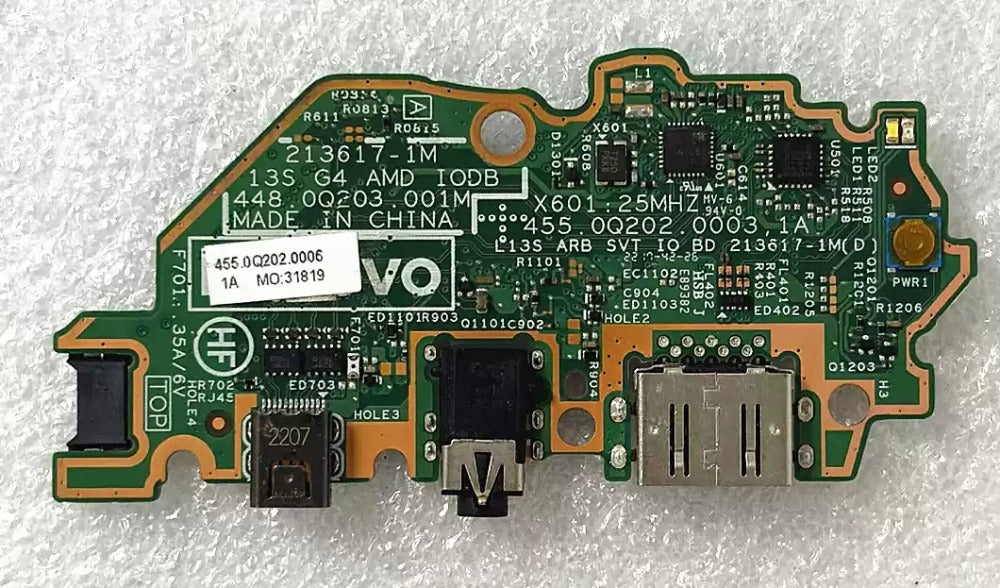 Genuine Laptop USB Audio board 213575-1 213617-1M Tested 100% OK for Lenovo thinkbook 13S G4 K3-IAP USB Audio IO Board 455.0Q102.0004 448.0Q117.0011 448.0Q203.001M 455.0Q202.0006 Lenovo laptop repair parts