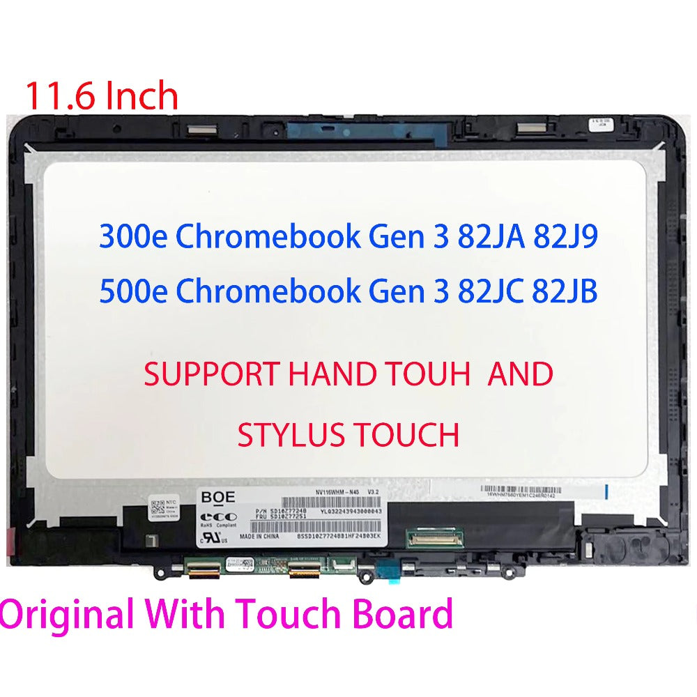 Lenovo 联想 Chromebook 300e 500e 触摸屏幕总成 5D11C95886 5D11C95890 