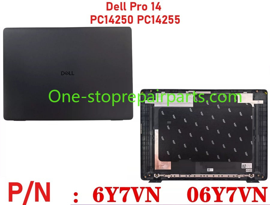 Dell Pro 14 PC14250 PC14255  lcd back cober uppler palmrest bezel bottom hinge cover keyboard touchpad 0K2C6C 0DK0V6 0MCMRV