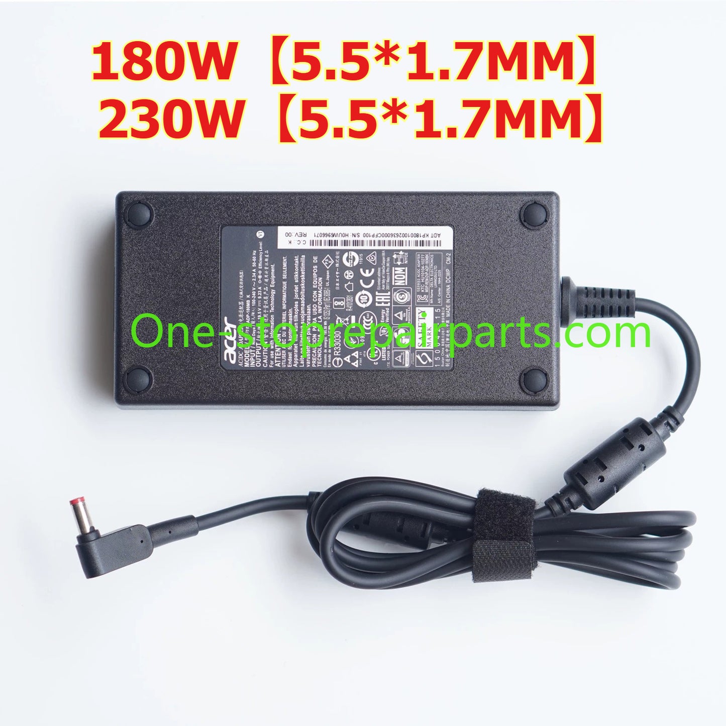 180W 230W 5.5*1.7MM AC Power Adapter Charger for Acer Nitro ADP-180MB K TUF Gaming FX505 ROG Zephyrus G G14 G15  GA401 GA502 Strix GL504G GL703GM ROG G750 GL502 GL702V charger 19.5V 9.23A
