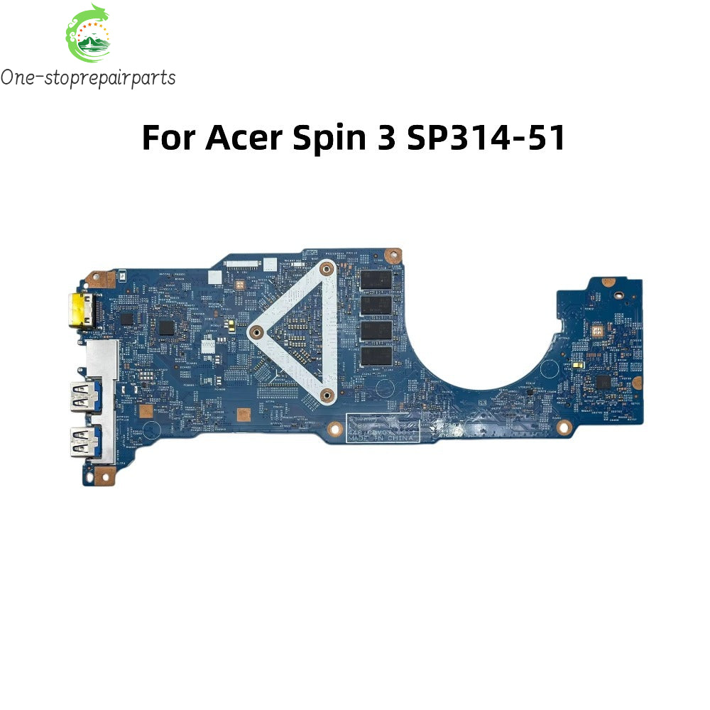 17893-1 For Acer Spin 3 SP314-51 Laptop Motherboard With i3-6006U i3-7020U i5-8250U CPU 4GB/8GB-RAM NBGUW11004 NBGUW11009 Acer laptop repair parts