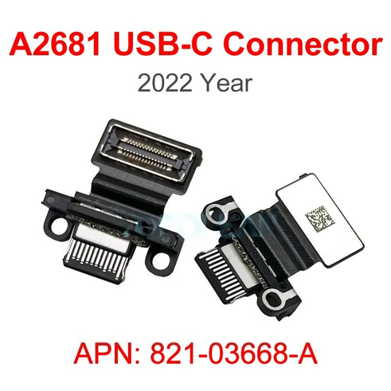 Type-C Power DC Jack Charger USB-C Connector For Macbook Pro  A2941 M2 2485 A2442 821-03084-A  A2992 A2991 A2681 A3113 A3240 A2992 A3112 A3401 A3403 A3185 A3186 A2941 821-03673-A 821-03668-03 821-04220-A 821-04215-01 DC Charging Port Macbook repair p