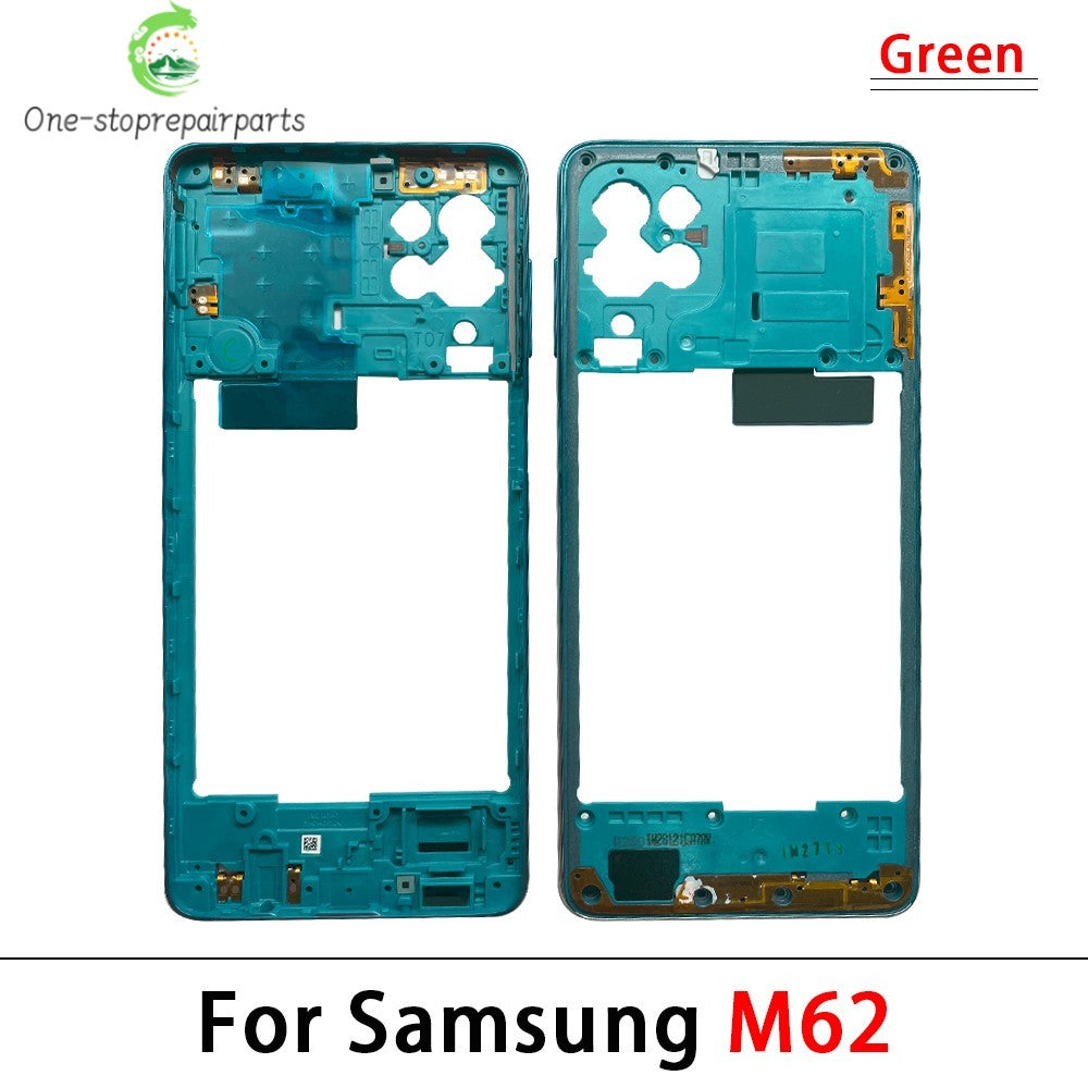 New Middle Frame For Samsung M23 M52 M53 M51 M54 M62 M35 5G M526B M536B M625F Door Housing Bezel Repair Parts Samsung phone repair parts