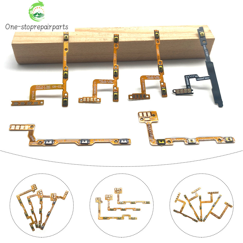 10Pcs, Power Switch On/Off Button Volume Key Button Flex Cable For infinix Hot 10 11 12 12i 20 30 30i 40 40i 50i Play Pro 4G 5G  infinix phone repair parts