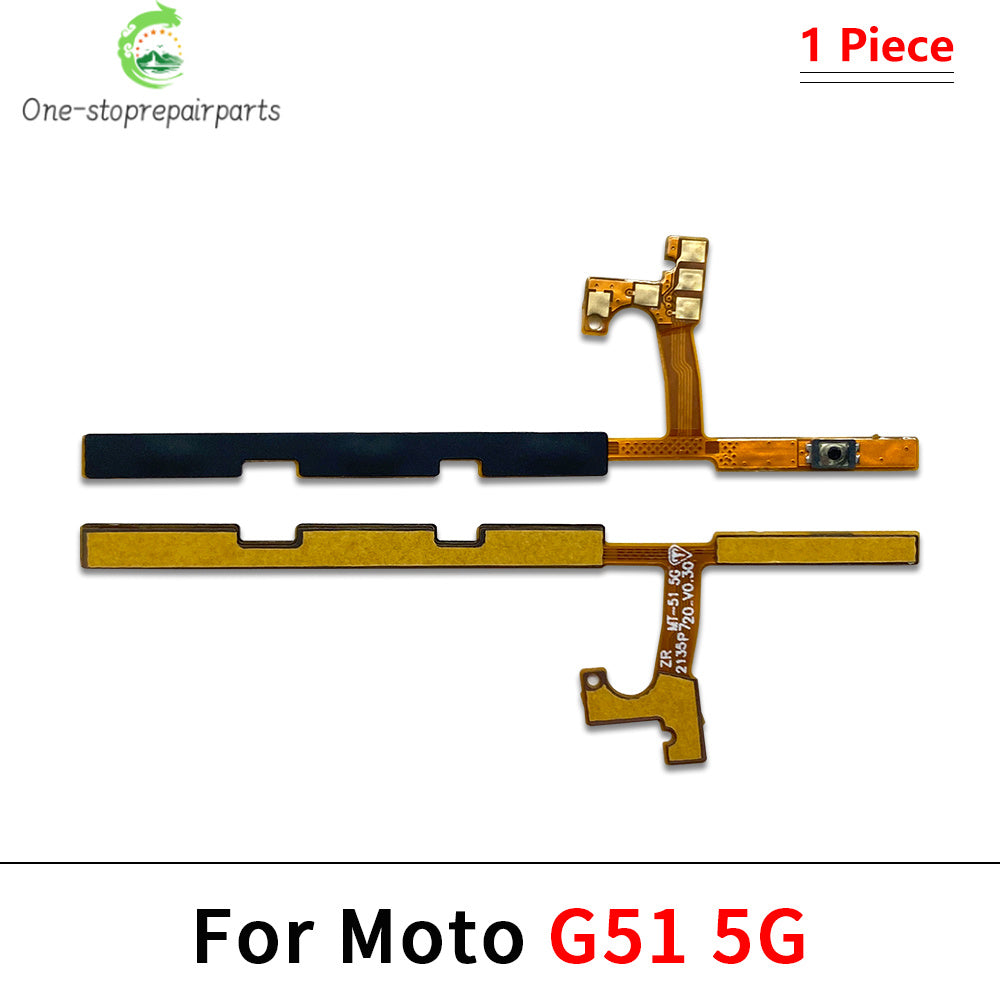 Power on off Volume Key Button Flex Cable For Motorola Moto G10 G20 G30 G100 G200 G50 G60 G60s G31 G51 G71 G22 G32 G52 G62 5G Motorola phone repair parts