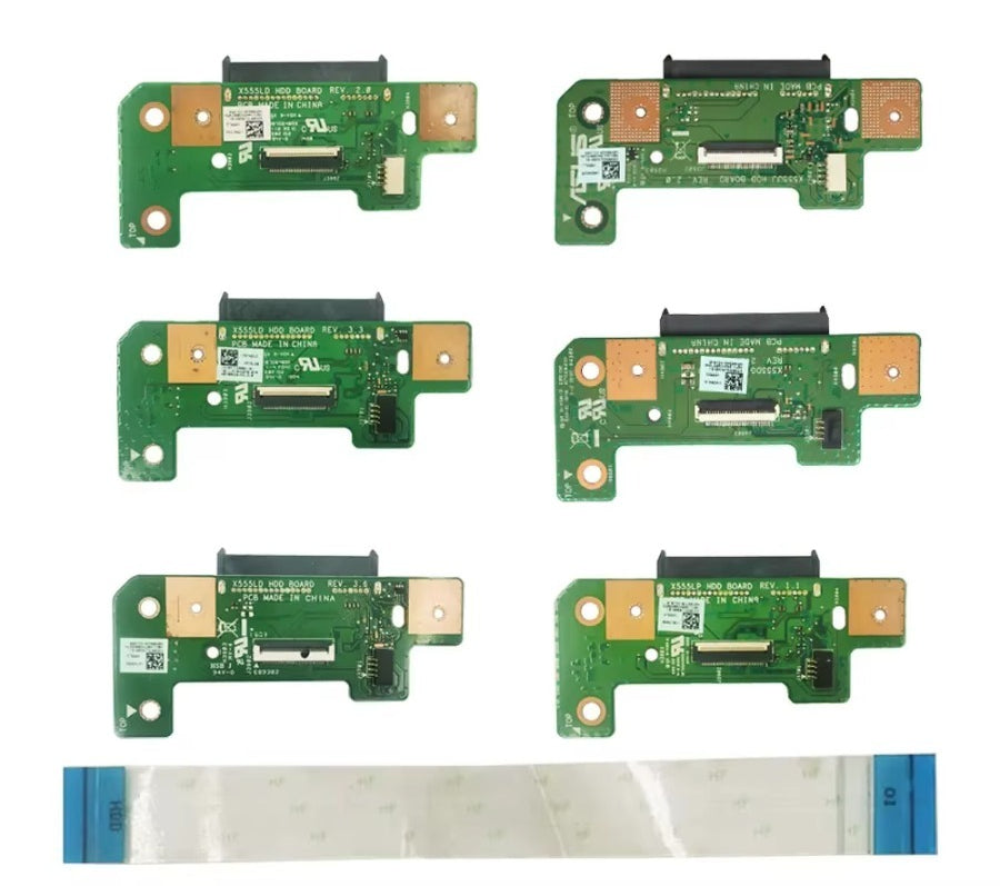 For ASUS X555 X555L X555LD X555LP X555UJ VM590L Y583L W509L W519 F555L A555 X555S Laptop SATA HDD SSD hard drive interface board ASUS laptop repair parts