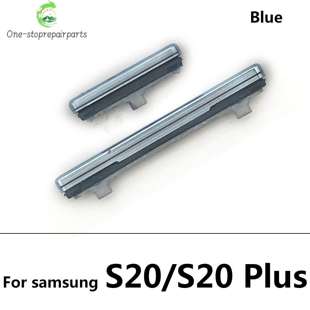 10Pcs/Lot, New Power Button + Volume Side Button For Samsung S20 / S20 Plus / S20 Ultra / S20 Fe Samsung phone repair parts