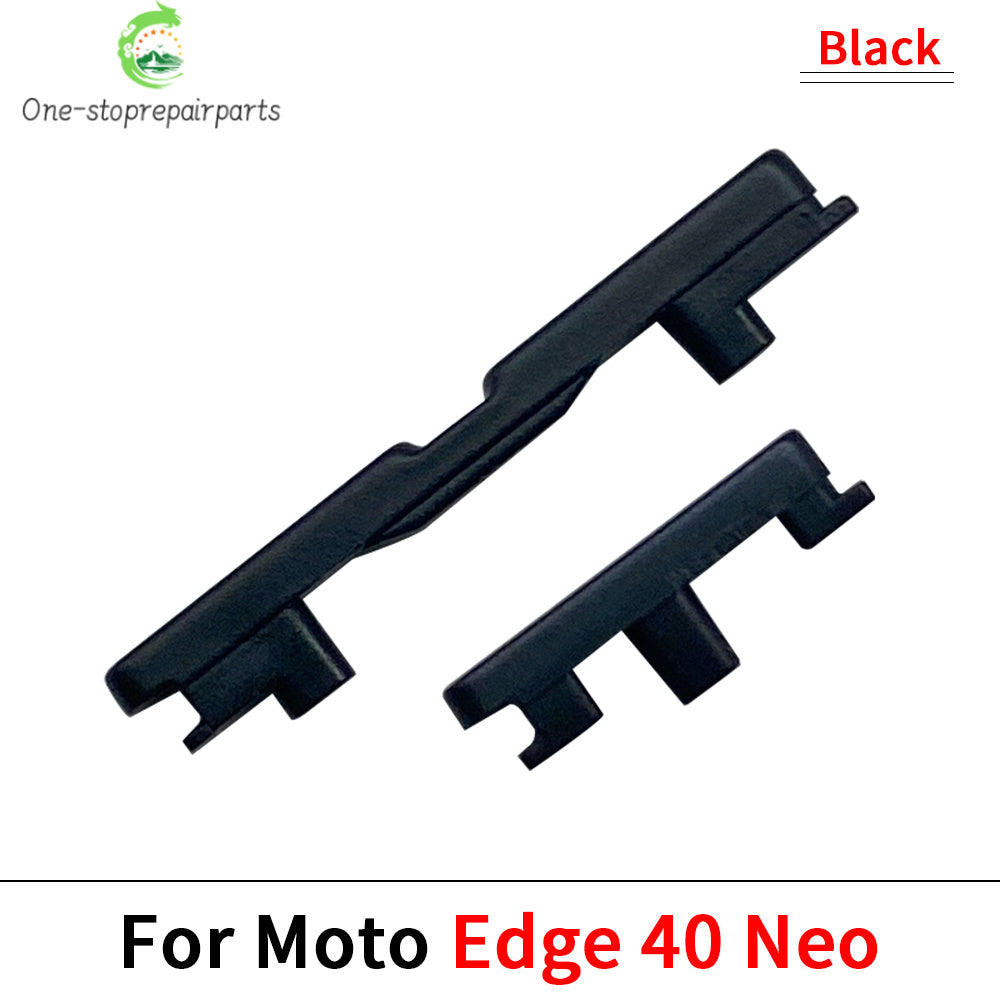 Power Volume Side Button Key External Plastic Button For Motorola Moto Edge 40 50 Neo Pro Fusion Motorola phone repair parts