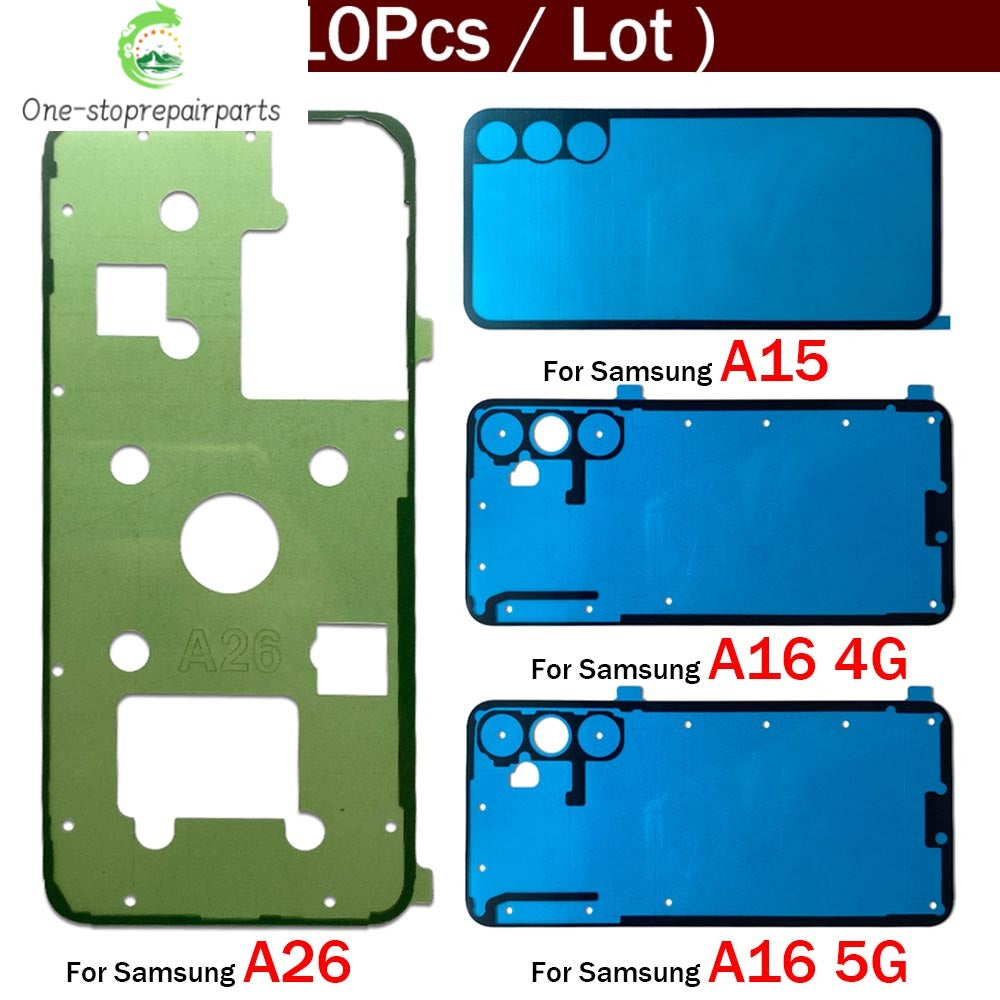 10Pcs/Lot, Back Glass cover Adhesive Sticker Stickers glue For Samsung A05 A05s A15 A25 A35 A55 A16 A25 4G 5G Samsung phone repair parts