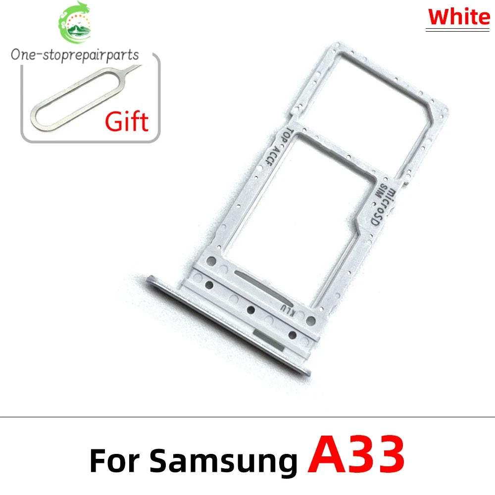 New For Samsung A23 A33 A53 A73 5G SIM Card Tray Slot Holder Replacement Parts Samsung phone repair parts